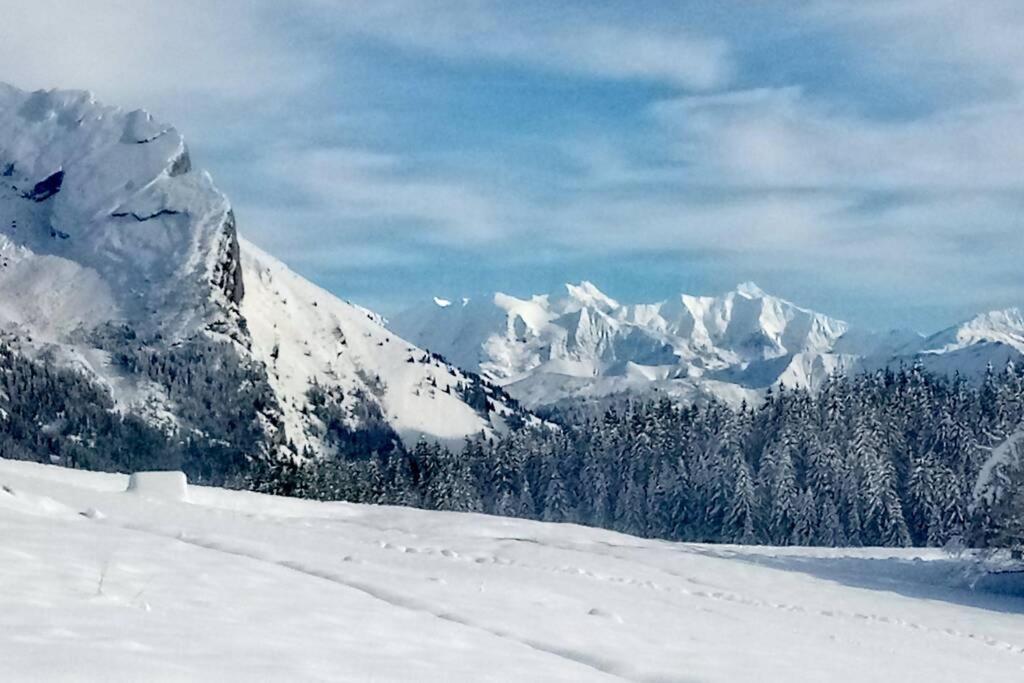 La Belle Etoile Lägenhet Manigod Exteriör bild